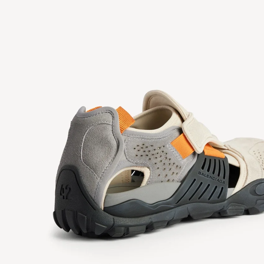 Sandalias de senderismo para hombre en gris/beige/naranja/negro Sandalias de senderismo para hombre en gris/beige/naranja/negro