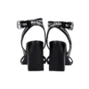 Sandalias de tacones con logo por toda la superficie «Negro» 630041WBAE11090