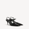 Sandalias de talón abierto con lazo «Avenue» para mujer en negro/plateado Sandalias de talón abierto con lazo «Avenue» para mujer en negro/plateado