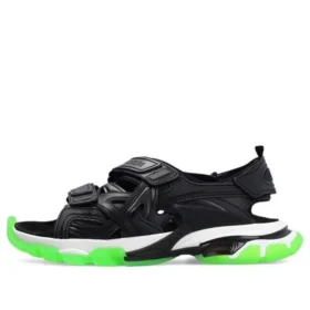 Sandalias de Track «Suela transparente, negro, verde y blanco» 655954W2CC41038