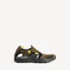 Sandalias deportivas de senderismo para hombre en color topo/negro/amarillo neón Sandalias deportivas de senderismo para hombre en color topo/negro/amarillo neón