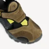 Sandalias deportivas de senderismo para hombre en color topo/negro/amarillo neón Sandalias deportivas de senderismo para hombre en color topo/negro/amarillo neón