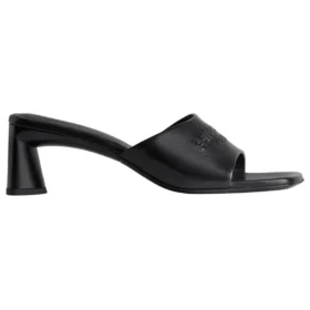 Sandalias Duty Free de 60 mm «Piel de oveja suave y brillante en negro» 787303WBCW01000