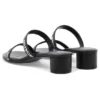 Sandalias redondas de 40 mm «Negro» 695000WCAE11090