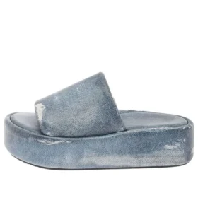 Sandalias Rise «Cuero con estampado Denim» 656960WBMA14000