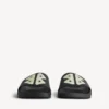 Sandalias tipo chancla para hombre en negro/amarillo