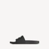Sandalias tipo chancla para hombre en negro/amarillo