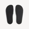 Sandalias tipo chancla para hombre en negro/amarillo