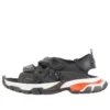 Sandalias Track «Suela transparente, negro y rojo» 655954W2CC31096