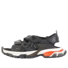 Sandalias Track «Suela transparente, negro y rojo» 655954W2CC31096
