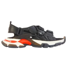 Sandalias Track «Suela transparente, negro y rojo» 655954W2CC31096
