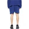Shorts con estampado de logotipo «Indigo Dirty White» 676137TNVB64388