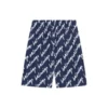 Shorts con garabatos por toda la superficie «Indigo» 672410TLLJ48502