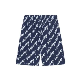 Shorts con garabatos por toda la superficie «Indigo» 672410TLLJ48502