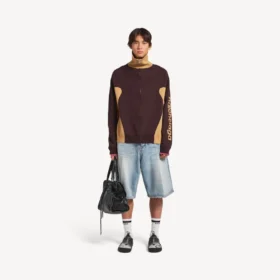 Shorts de denim para hombre «Stay Press» en azul claro decolorado