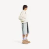 Shorts de hombre con cinturón en azul claro