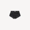 Shorts mini para mujer en azul marino/negro sobreteñido Shorts mini para mujer en azul marino/negro sobreteñido