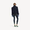 Shorts mini para mujer en azul marino/negro sobreteñido Shorts mini para mujer en azul marino/negro sobreteñido