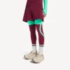 Shorts técnicos para hombre en color burdeos/aguamarina