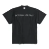 Solo para uso interno Camiseta del revés «Negro» 787358TQVU21083