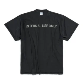 Solo para uso interno Camiseta del revés «Negro» 787358TQVU21083