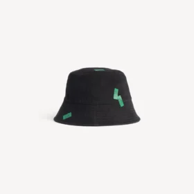 Sombrero de pescador para mujer con pegatinas 520 en negro Sombrero de pescador para mujer con pegatinas 520 en negro