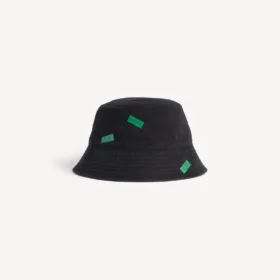 Sombrero de pescador para mujer con pegatinas 520 en negro Sombrero de pescador para mujer con pegatinas 520 en negro
