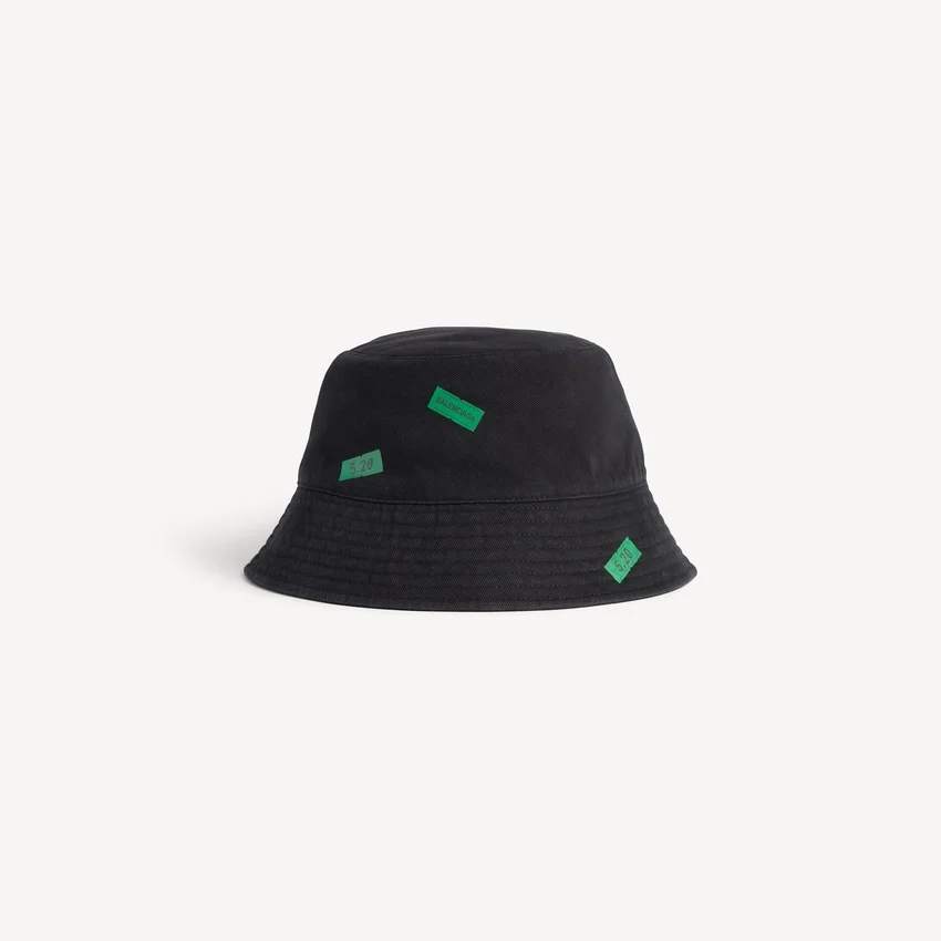 Sombrero de pescador para mujer con pegatinas 520 en negro Sombrero de pescador para mujer con pegatinas 520 en negro