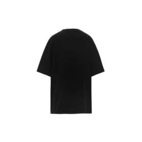 SS21 Camiseta negra de cuello redondo con logo de letras BB 641655TJV871070