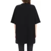 SS21 Camiseta negra de cuello redondo con logo de letras BB 641655TJV871070