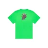 SS21 Camiseta unisex de manga corta con estampado de dibujos animados de motivos pequeños, verde 612966TJVM93302