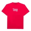 SS21 Camiseta unisex de manga corta con estampado de letras, color rojo 651795TKV816295