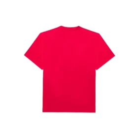 SS21 Camiseta unisex de manga corta con estampado de letras, color rojo 651795TKV816295