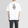 SS21 Drip Peace, corte grande, estampado de sonrisas, estilo casual, GS, blanco 641675TKVA18639