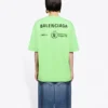 SS21 Retro de manga corta verde fluorescente 612965THV844162