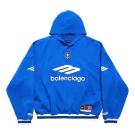Sudadera con capucha 3B Football Polo «Azul real/Blanco» 827939TTVQ84701