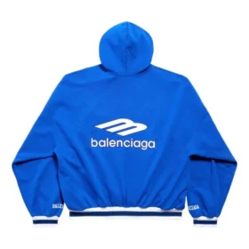 Sudadera con capucha 3B Football Polo «Azul real/Blanco» 827939TTVQ84701
