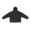 Sudadera con capucha 90/10 de corte ancho «Washed Black» 674986TMVH41055