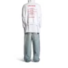 Sudadera con capucha, ajuste mediano y cremallera de la serie Music Archive «Light Grey Red» 744457TQVA61561