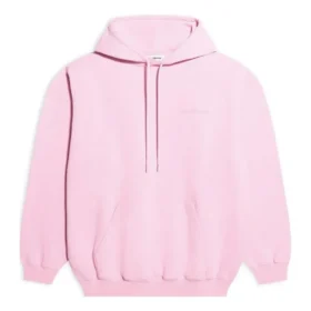 Sudadera con capucha Alphabet de la colección SS21, versión holgada, rosa 578135TJVA85700 Sudadera con capucha Alphabet de la colección SS21, versión holgada, rosa 578135TJVA85700
