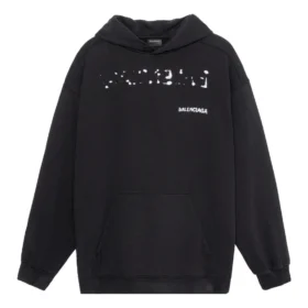 Sudadera con capucha Balenciaga con diseño dibujado a mano, corte mediano «Negro» 600583TOVO61070 Sudadera con capucha Balenciaga con diseño dibujado a mano, corte mediano «Negro» 600583TOVO61070