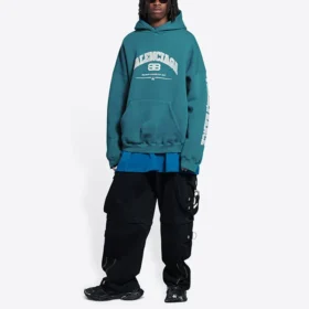 Sudadera con capucha Balenciaga de corte ancho «Indigo» 674986TLVJ24480 Sudadera con capucha Balenciaga de corte ancho «Indigo» 674986TLVJ24480