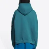 Sudadera con capucha Balenciaga de corte ancho «Indigo» 674986TLVJ24480