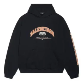 Sudadera con capucha Balenciaga de corte ancho «Negro» 674986TLVJ21074 Sudadera con capucha Balenciaga de corte ancho «Negro» 674986TLVJ21074