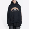 Sudadera con capucha Balenciaga de corte ancho «Negro» 674986TLVJ21074