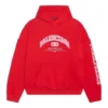 Sudadera con capucha Balenciaga de corte ancho «Rojo» 674986TLVJ26441