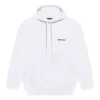 Sudadera con capucha Balenciaga para hombre, estilo casual, 100 % algodón, color blanco 570811TJV859040