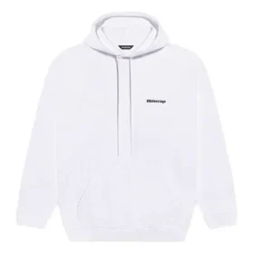 Sudadera con capucha Balenciaga para hombre, estilo casual, 100 % algodón, color blanco 570811TJV859040 Sudadera con capucha Balenciaga para hombre, estilo casual, 100 % algodón, color blanco 570811TJV859040
