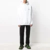 Sudadera con capucha Balenciaga para hombre, estilo casual, 100 % algodón, color blanco 570811TJV859040