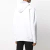 Sudadera con capucha Balenciaga para hombre, estilo casual, 100 % algodón, color blanco 570811TJV859040